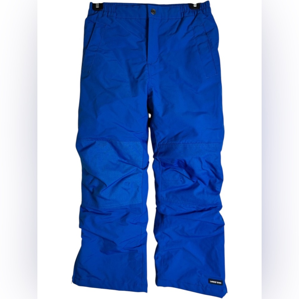 Lands' End kids size 8 Vibrant Blue snow pants